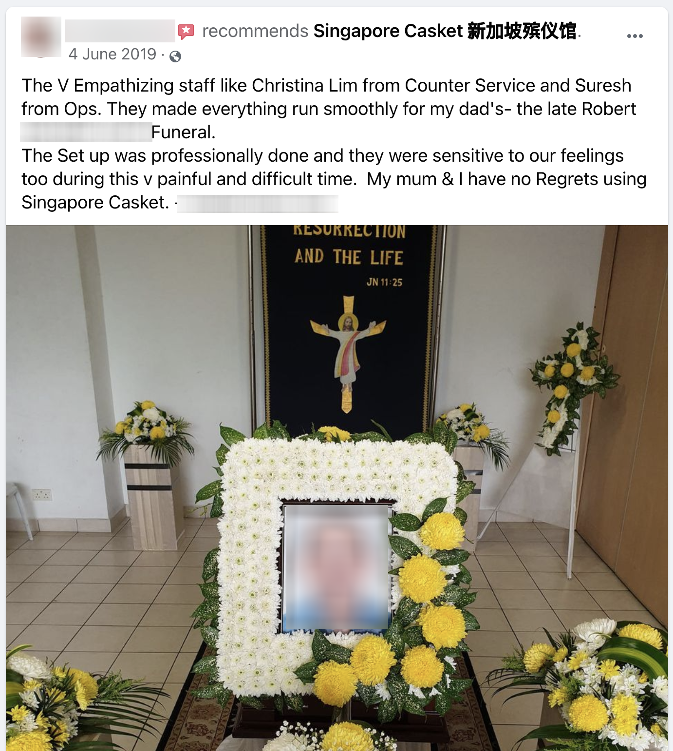 Singapore Casket