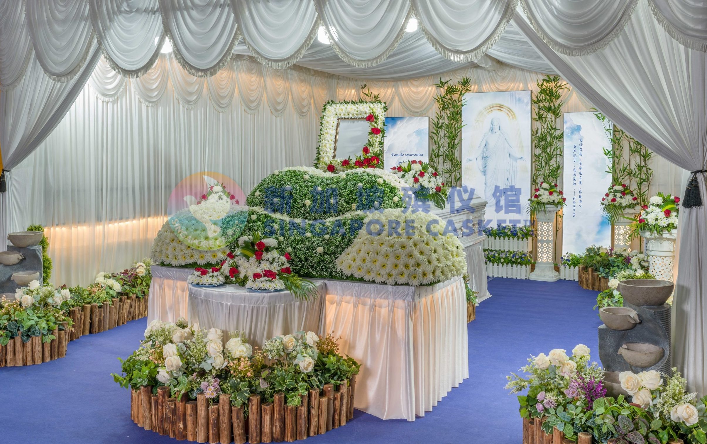 Roman catholic funeral service funeral parlours singapore casket